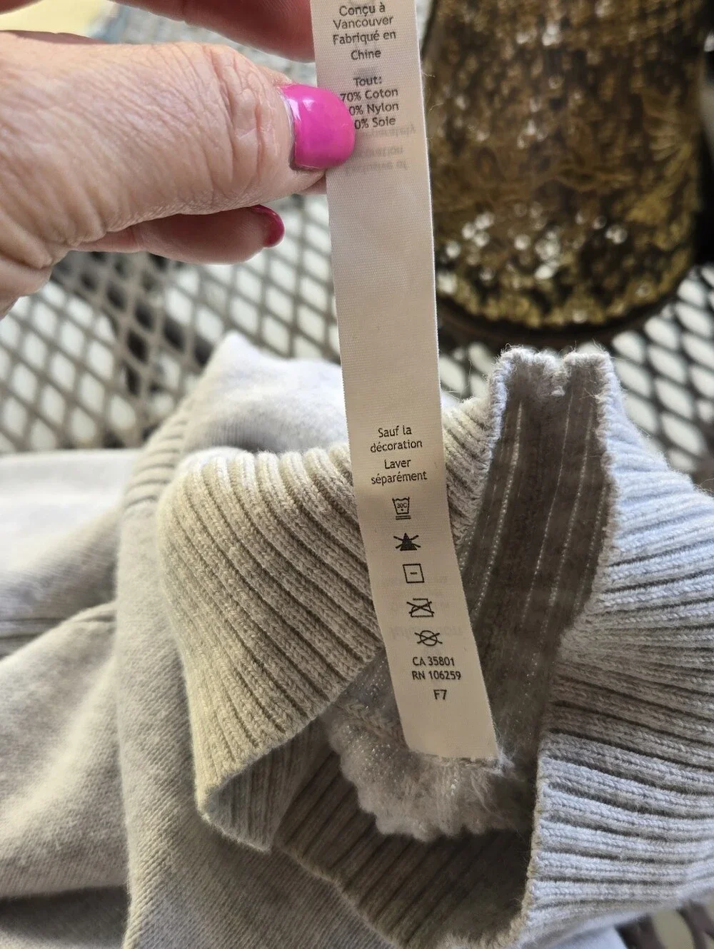 Lululemon Keep It Cozy Turtleneck Long-Sleeve Mini Dress in Light Gray